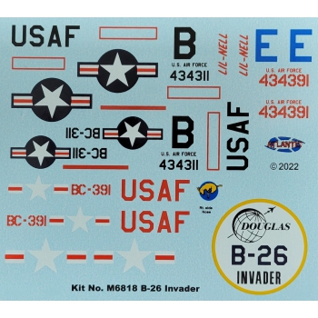 Plastikmodell - ATLANTIS Models 1:67 B-26 Invader Bomber - AMCM6818